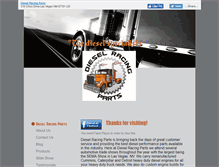 Tablet Screenshot of dieselracingparts.com